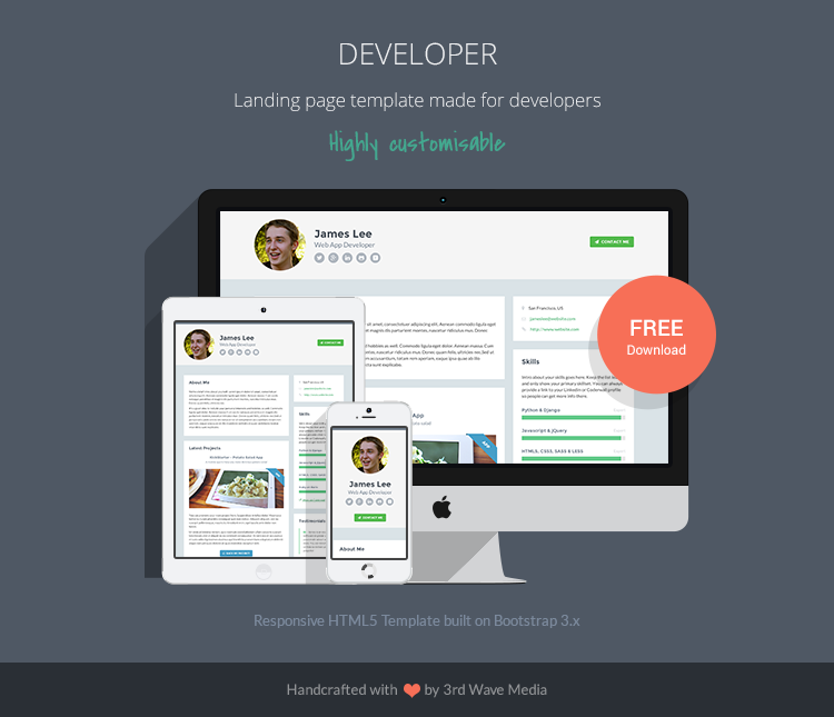 Simple Portfolio Site Template