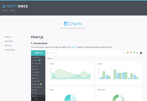 Free Bootstrap theme for developers - prettydocs