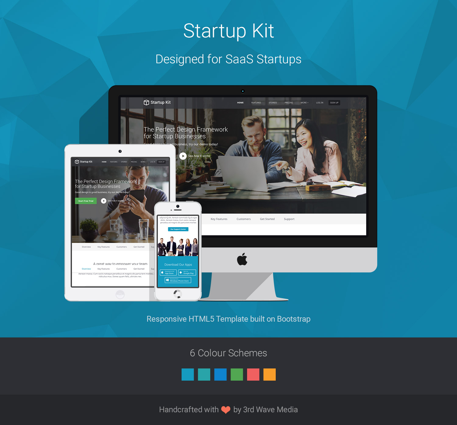 Startup Kit Bootstrap 4 Theme for SaaS Startups
