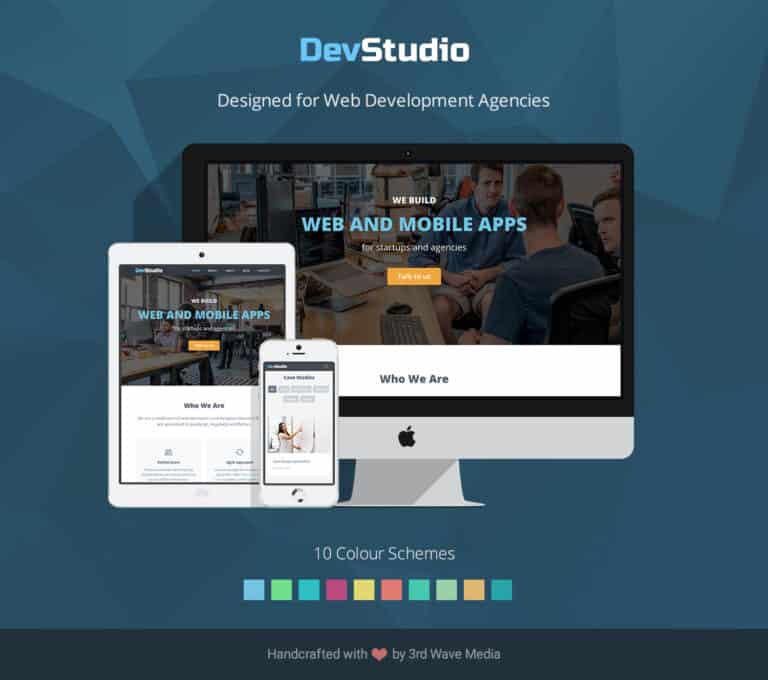 Bootstrap 5 Website Template For Web Development Agencies & Developers