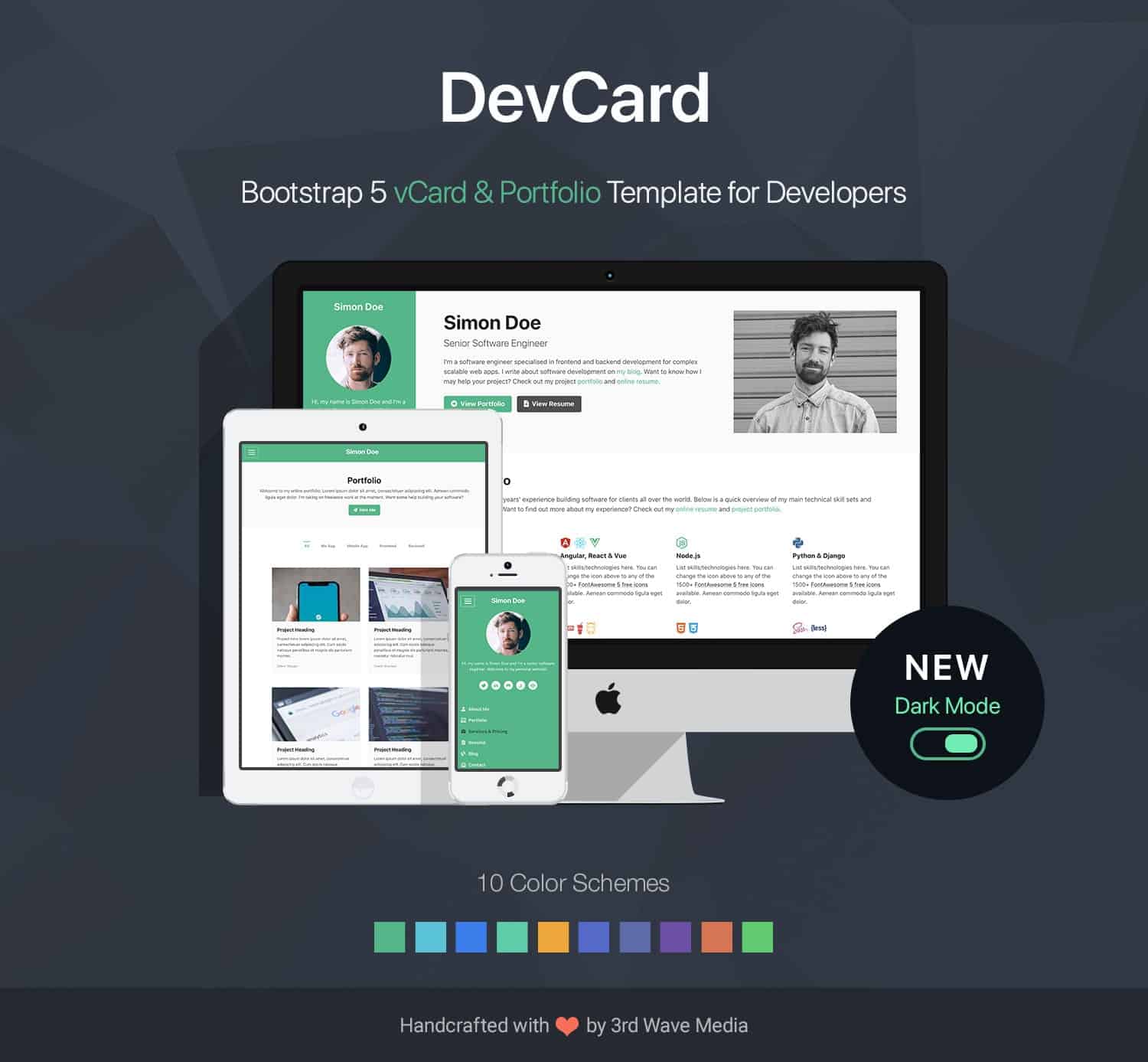 DevCard-Bootstrap-Portfolio-Theme-For-Developers-PromoDevCard-Bootstrap-Portfolio-Theme-For-Developers-Promo