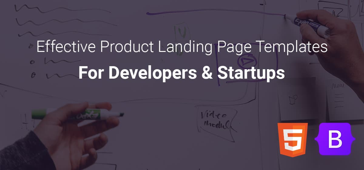 Product Landing Page Templates For Developers and Startups