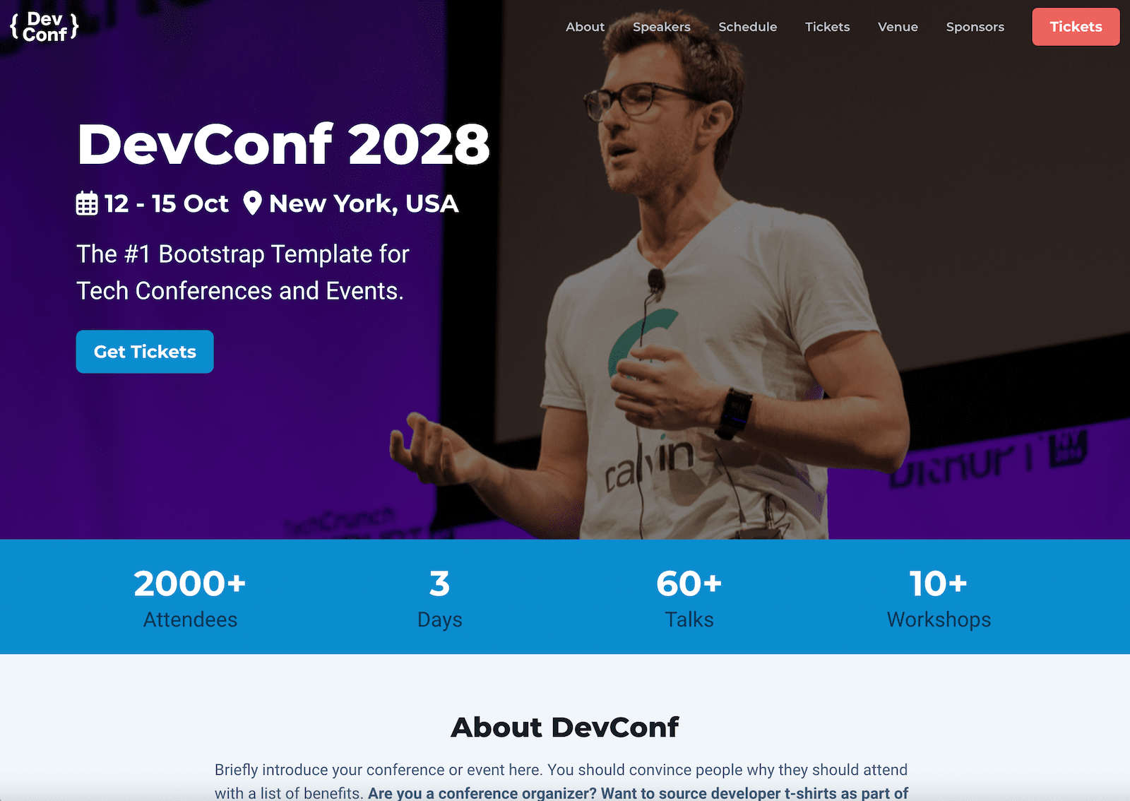 devconf-bootstrap-template-for-tech-conferences