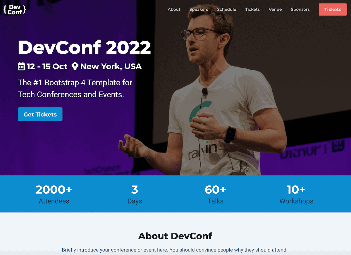 top-10-bootstrap-themes-for-developers-devconf-theme-screenshot