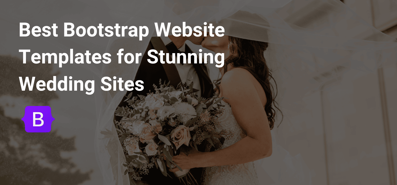 Best Bootstrap Website Templates for Stunning Wedding Sites-banner