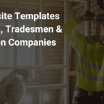 Top 3 Website Templates for Builders, Tradesmen & Construction Companies Banner