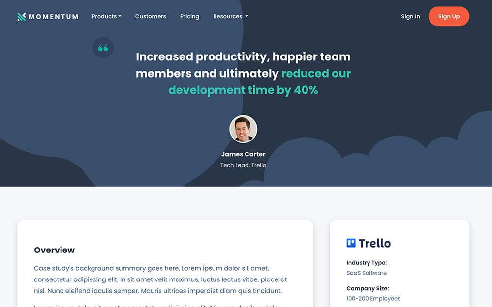 momentum-case-study-page
