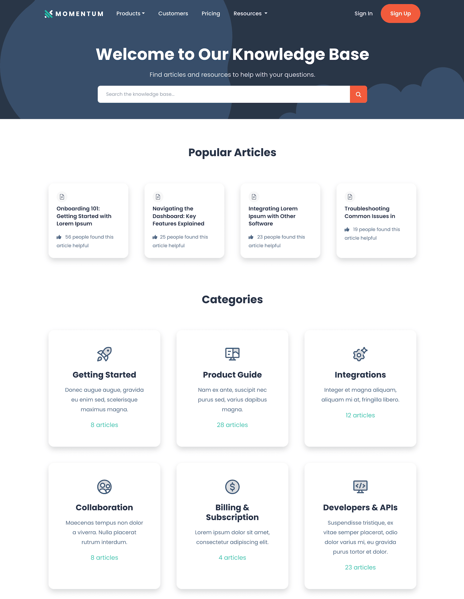 Momentum-Bootstrap-Template-For-Tech-Businesses-Projects-Help