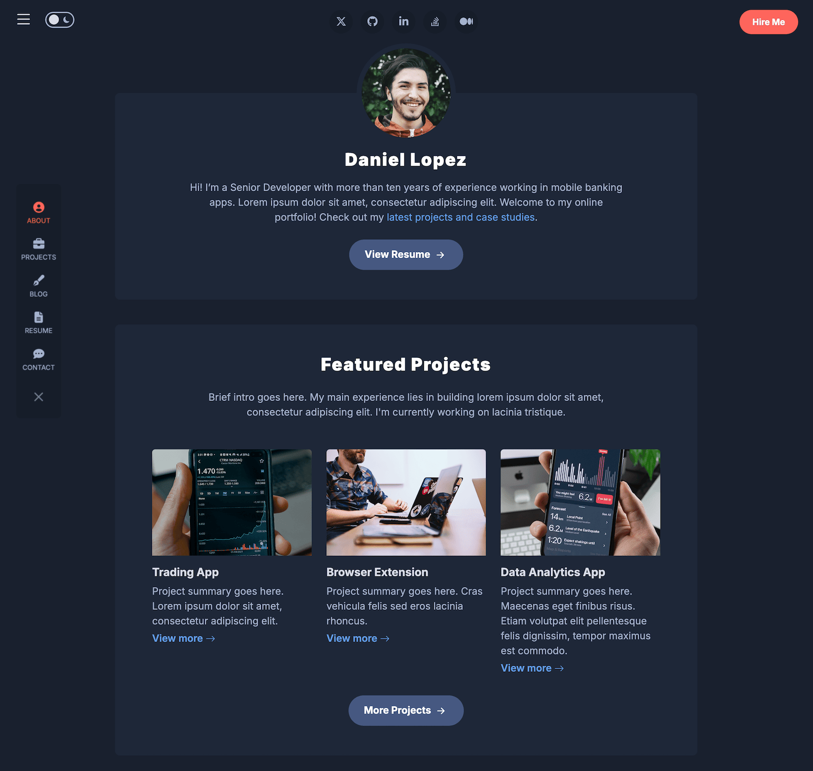 profolio-bootstrap-developer-portfolio-template-darkmode