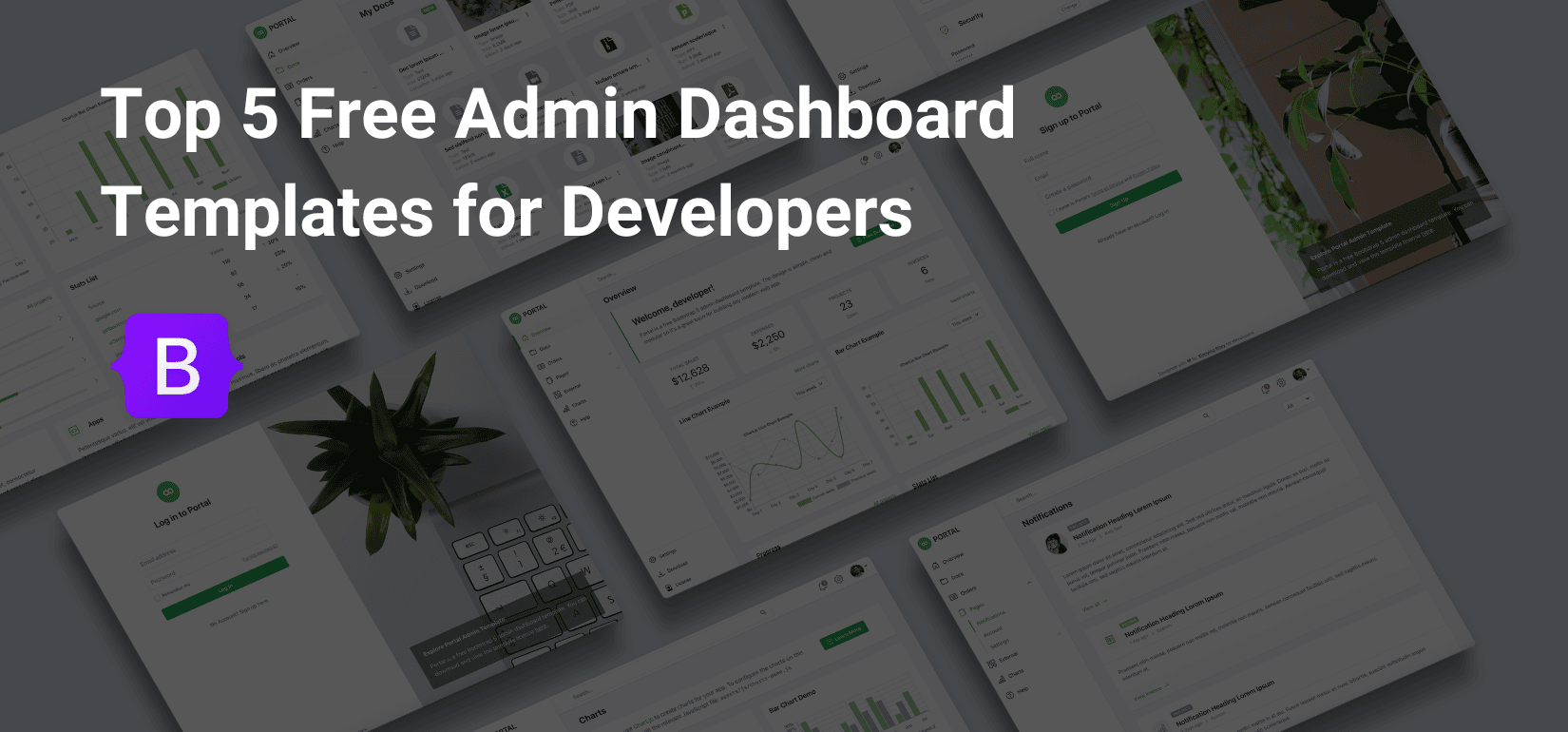 Best Free Admin Dashboard Templates for Developers